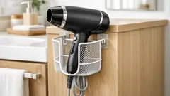 片付けても散らかる人へ ワイヤーネット収納でドライヤーの定位置をつくるコツ