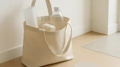 ダイソーのまな板シートでトートバッグが自立する底板を作る方法