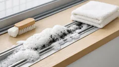 窓サッシ掃除は重曹とクエン酸でラクに完了 シュワ泡で黒ずみをすっきり落とす方法