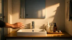 朝の洗面所が混む家へ、ポンプボトルは「蓋なし収納」で時短するコツ