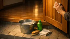 玄関掃除がラクになる、重曹とウタマロクリーナーの簡単ルーティン