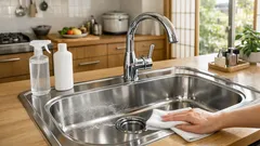 シンク掃除は月1回で十分 10分でできる水アカ対策とくすみリセット術