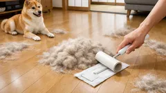 犬の抜け毛掃除は順番がカギ 端から中心へでラクにきれいを保つコツ