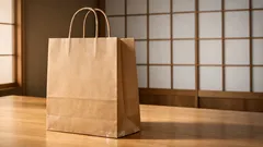 紙袋のマチ幅を調整する簡単な方法 ぴったり入らない箱物もすっきり収まる