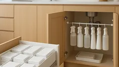 突っ張り棒1本で引き出しが整う ゴミ袋収納が崩れない簡単アイデア