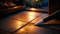 玄関掃除がラクになる トイレットペーパーの芯で作る簡単すき間ノズル術