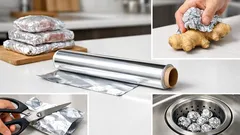 アルミホイルの意外な使い方4選 冷凍保存から排水口のヌメリ対策まで