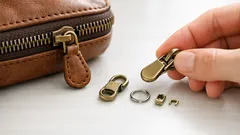 ファスナーの引手が取れたときは100均で解決 バッグや財布を手軽に直す方法