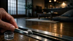 引き戸レールの掃除は綿棒で簡単 狭い溝の汚れを数分ですっきり落とす方法